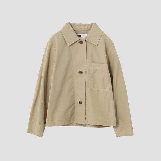 COMPACT COTTON POPLIN BLOUSON