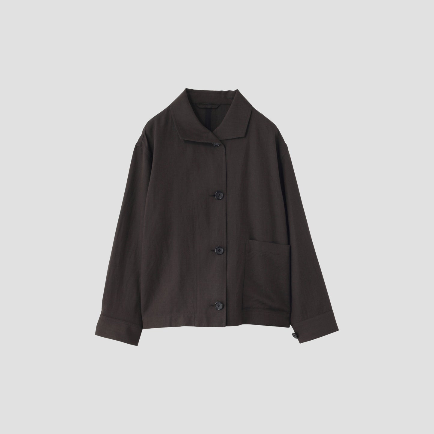 WOOL LINEN HOPSACK JACKET