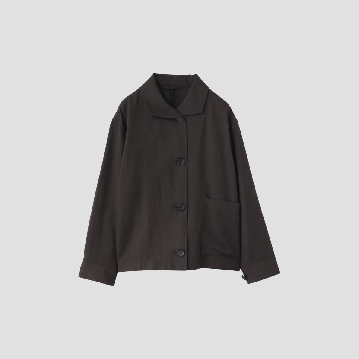 WOOL LINEN HOPSACK JACKET