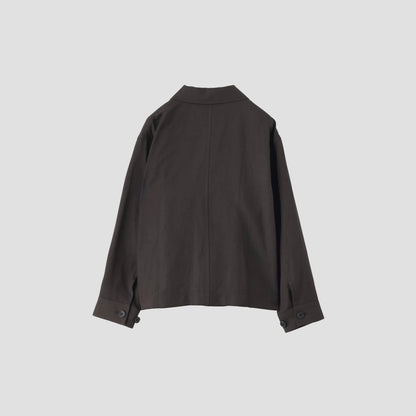WOOL LINEN HOPSACK JACKET