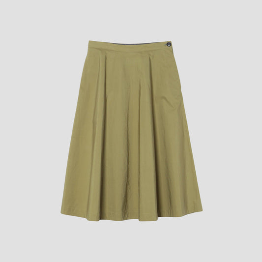 COTTON TAFETTA SKIRT