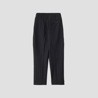 WIDE PINSTRIPE WOOL TROUSERS