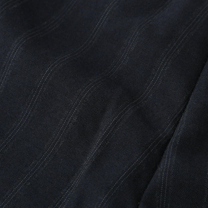 WIDE STRIPE WOOL TROUSERS