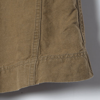 PLAIN COTTON LINEN DRESS