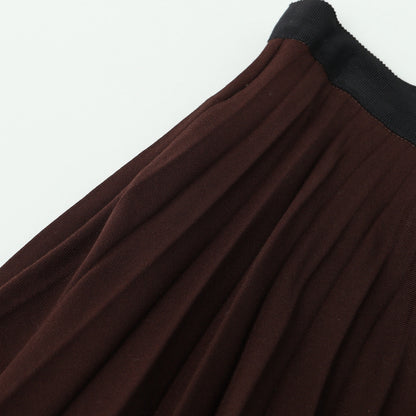 FINE WOOL GABARDINE SKIRT