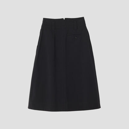COTTON TWILL SKIRT
