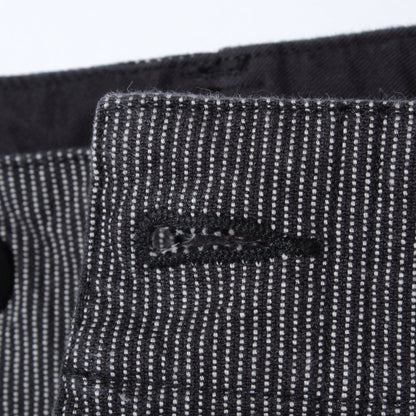 WORKWEAR STRIPE COTTON LINEN TROUSERS
