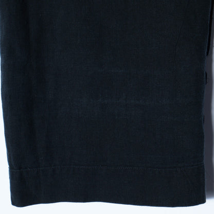 LINEN PLAIN WEAVE TROUSERS