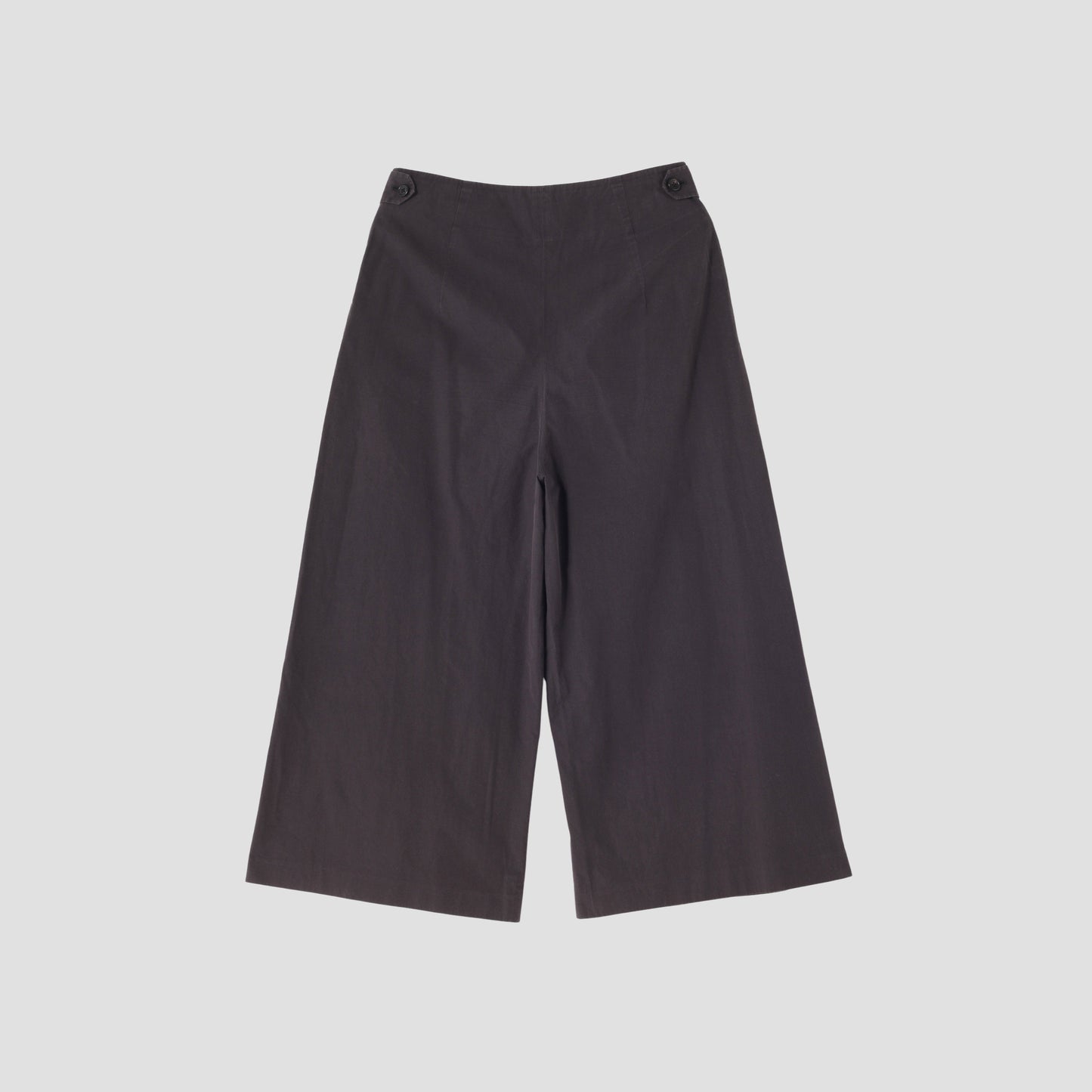 WASHED YARN DYE POPLIN TROUSERS