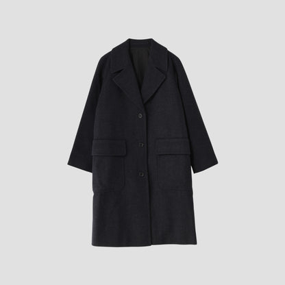LAMBSWOOL MELTON COAT