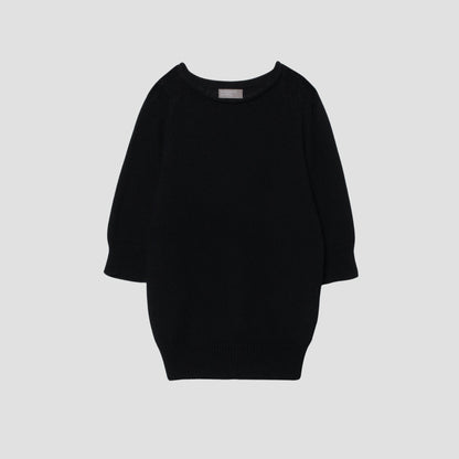 CAST OFF ROLL NECK KNIT