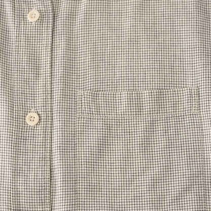 NATURAL WASHED COTTON LINEN SHIRT