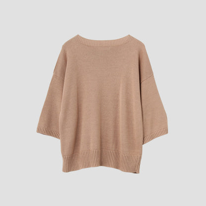 TWISTED LINEN COTTON KNIT
