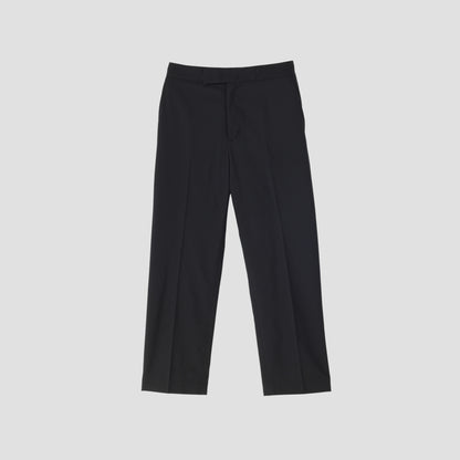 FINE WOOL POPLIN TROUSERS