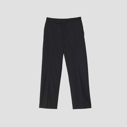 FINE WOOL POPLIN TROUSERS