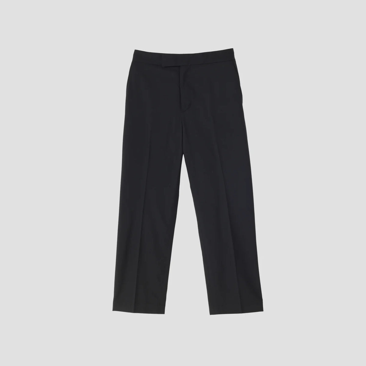FINE WOOL POPLIN TROUSERS