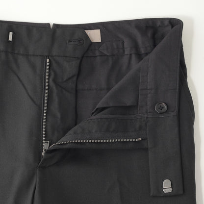 FINE WOOL POPLIN TROUSERS