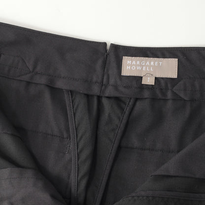 FINE WOOL POPLIN TROUSERS