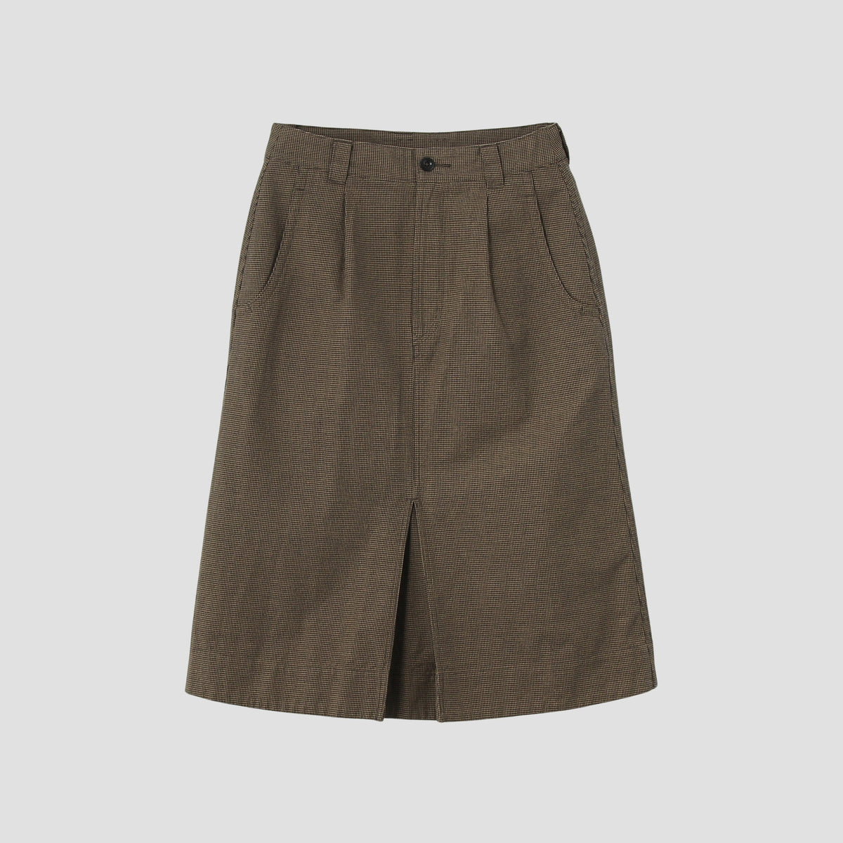 WORKWEAR COTTON LINEN SKIRT