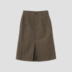 WORKWEAR COTTON LINEN SKIRT