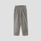 IRREGULAR END ON END COTTON LINEN TROUSERS