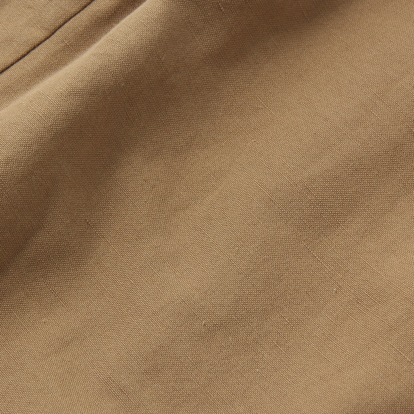 COTTON LINEN PLAIN WEAVE SKIRT