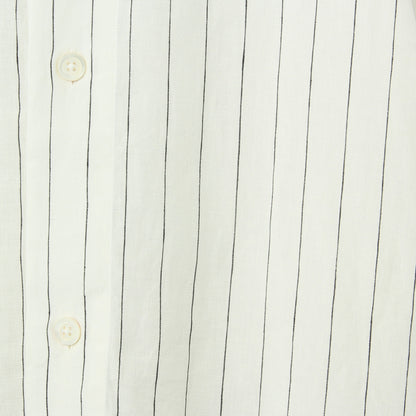 SPACED STRIPE LINEN SHIRT