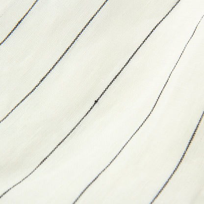 SPACED STRIPE LINEN SHIRT