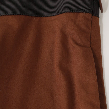 WASHED COTTON SATIN SKIRT