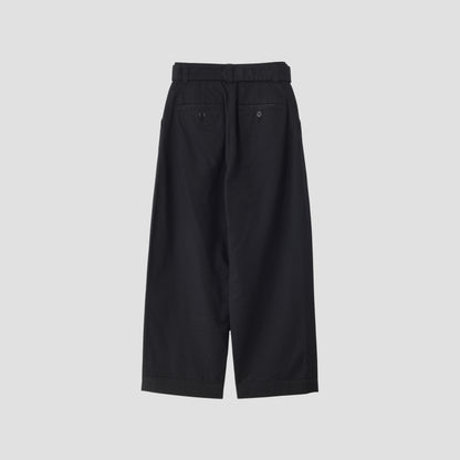 LIGHT COTTON LINEN TWILL TROUSERS