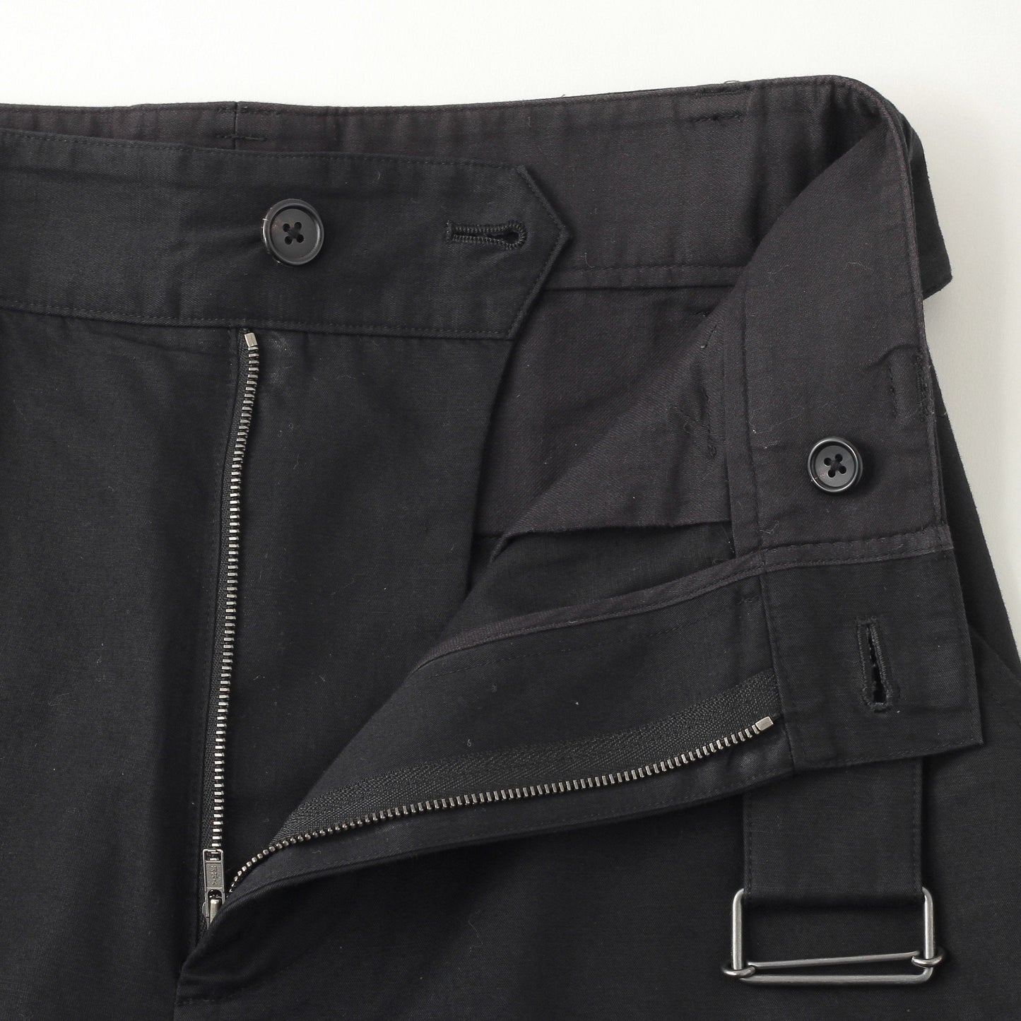 LIGHT COTTON LINEN TWILL TROUSERS