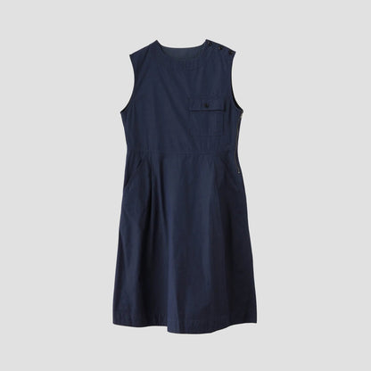 YARN DYED COTTON TWILL DRESS