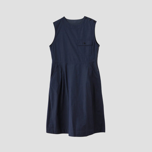 YARN DYED COTTON TWILL DRESS