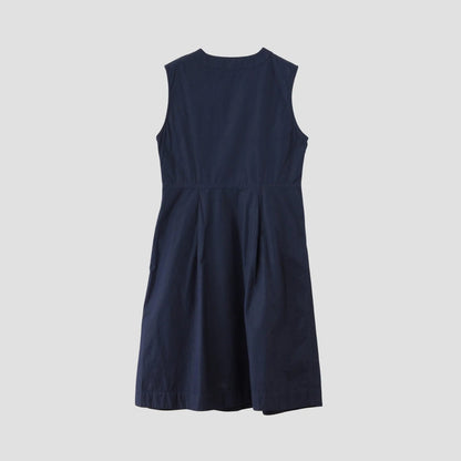 YARN DYED COTTON TWILL DRESS