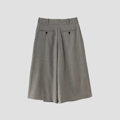 FINE WOOL POPLIN TROUSERS