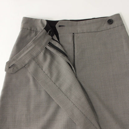 FINE WOOL POPLIN TROUSERS