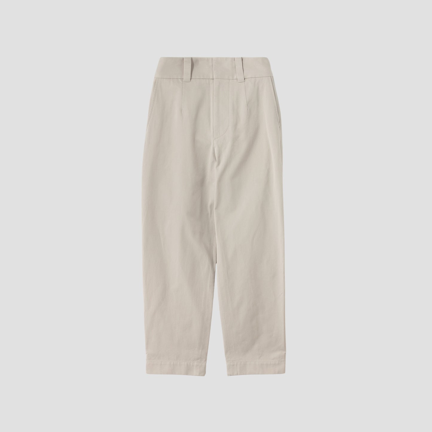 COTTON TWILL TROUSERS
