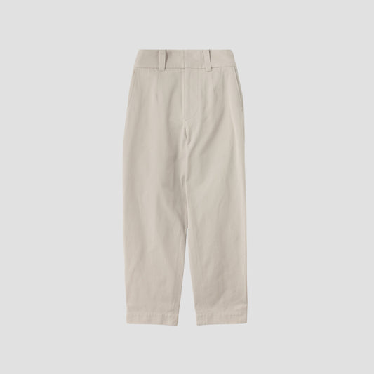 COTTON TWILL TROUSERS