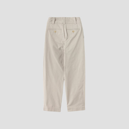 COTTON TWILL TROUSERS