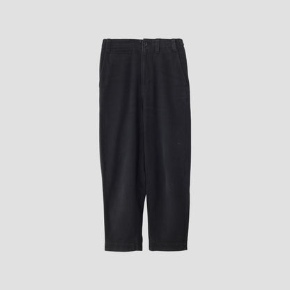 WORN LINEN COTTON DRILL TROUSERS