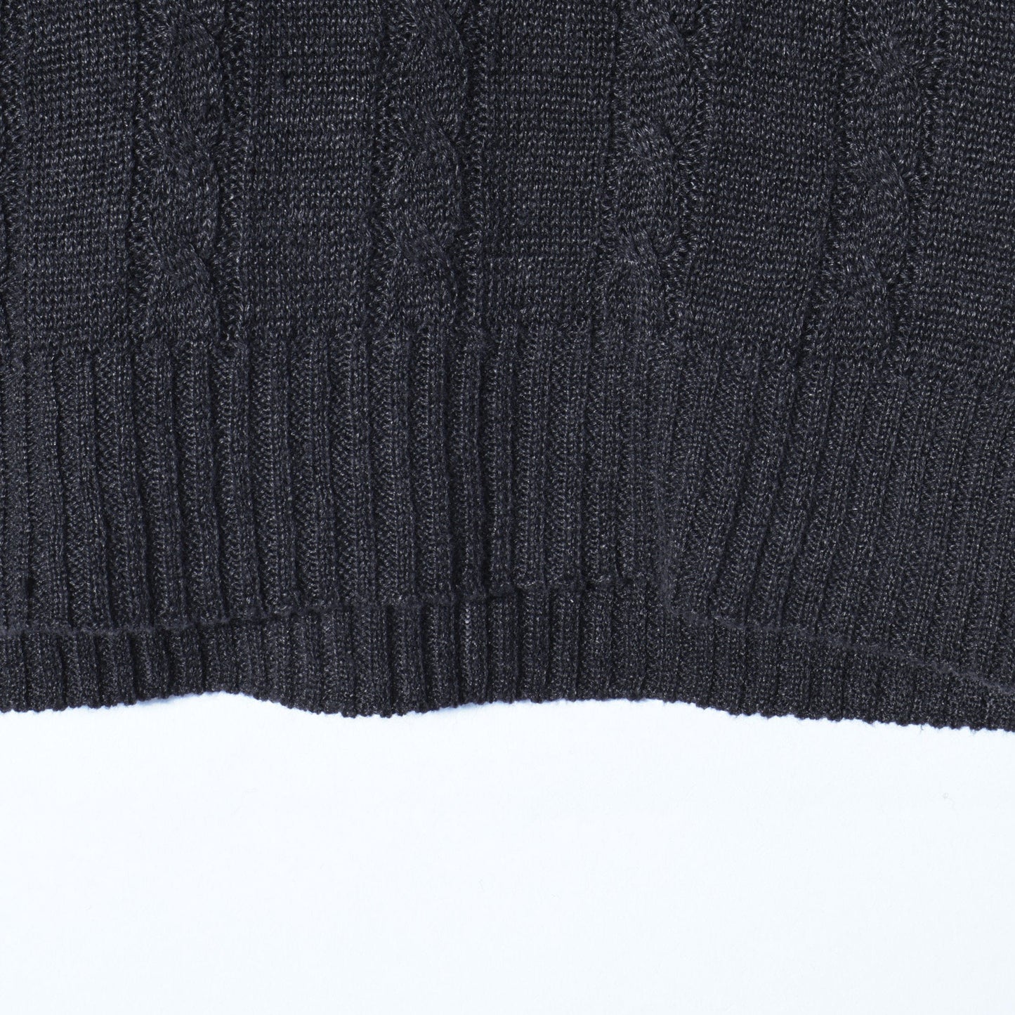 LINEN CABLE VEST KNIT