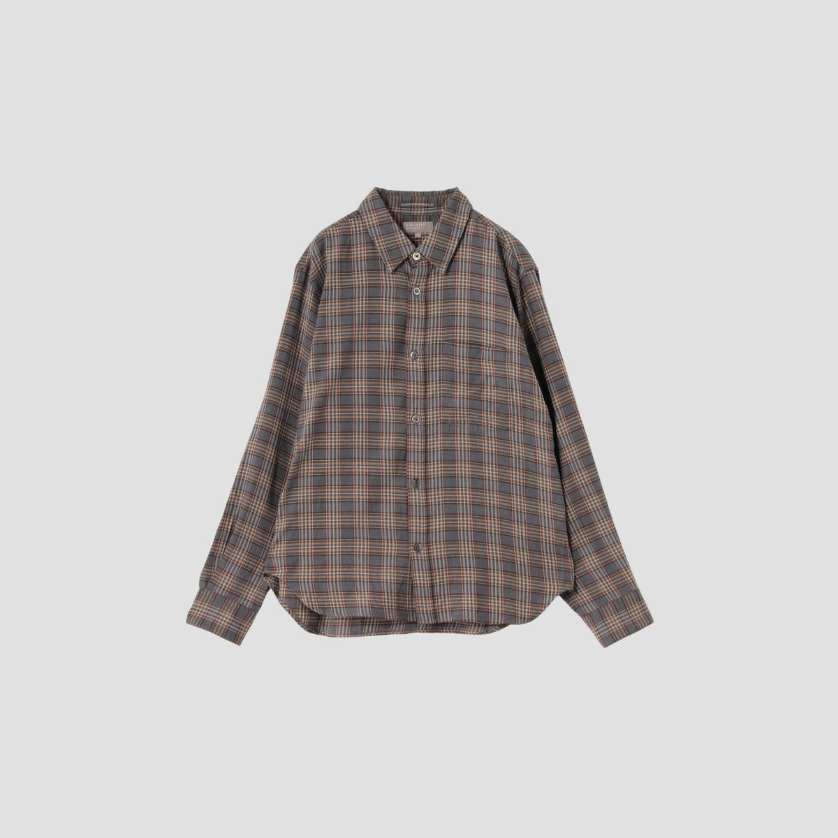 TARTAN COTTON CASHMERE SHIRT
