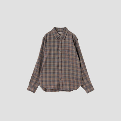 TARTAN COTTON CASHMERE SHIRT