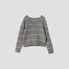 STRIPE WOOL JUMPER KNIT