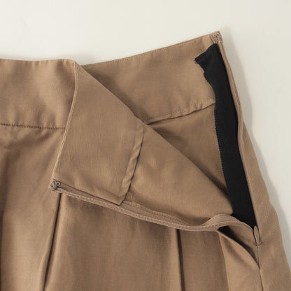 COTTON LINEN DRILL SKIRT