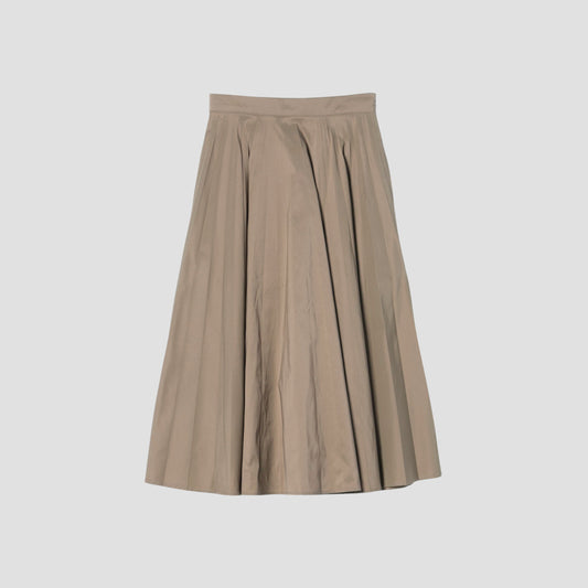 PLAIN WEAVE BLEND SKIRT