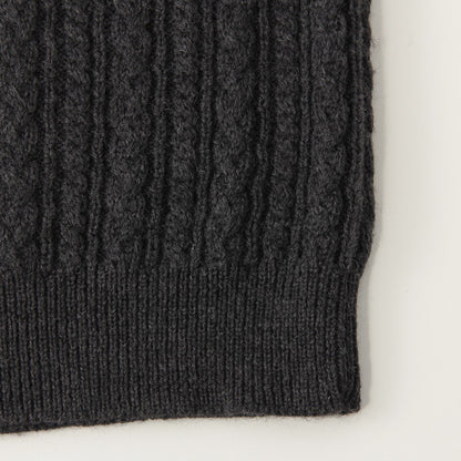 CABLE CREW NECK KNIT