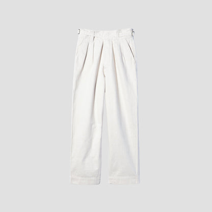 NATURAL DENIM TROUSERS