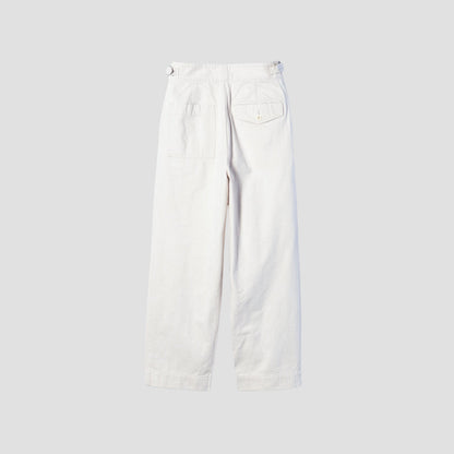 NATURAL DENIM TROUSERS