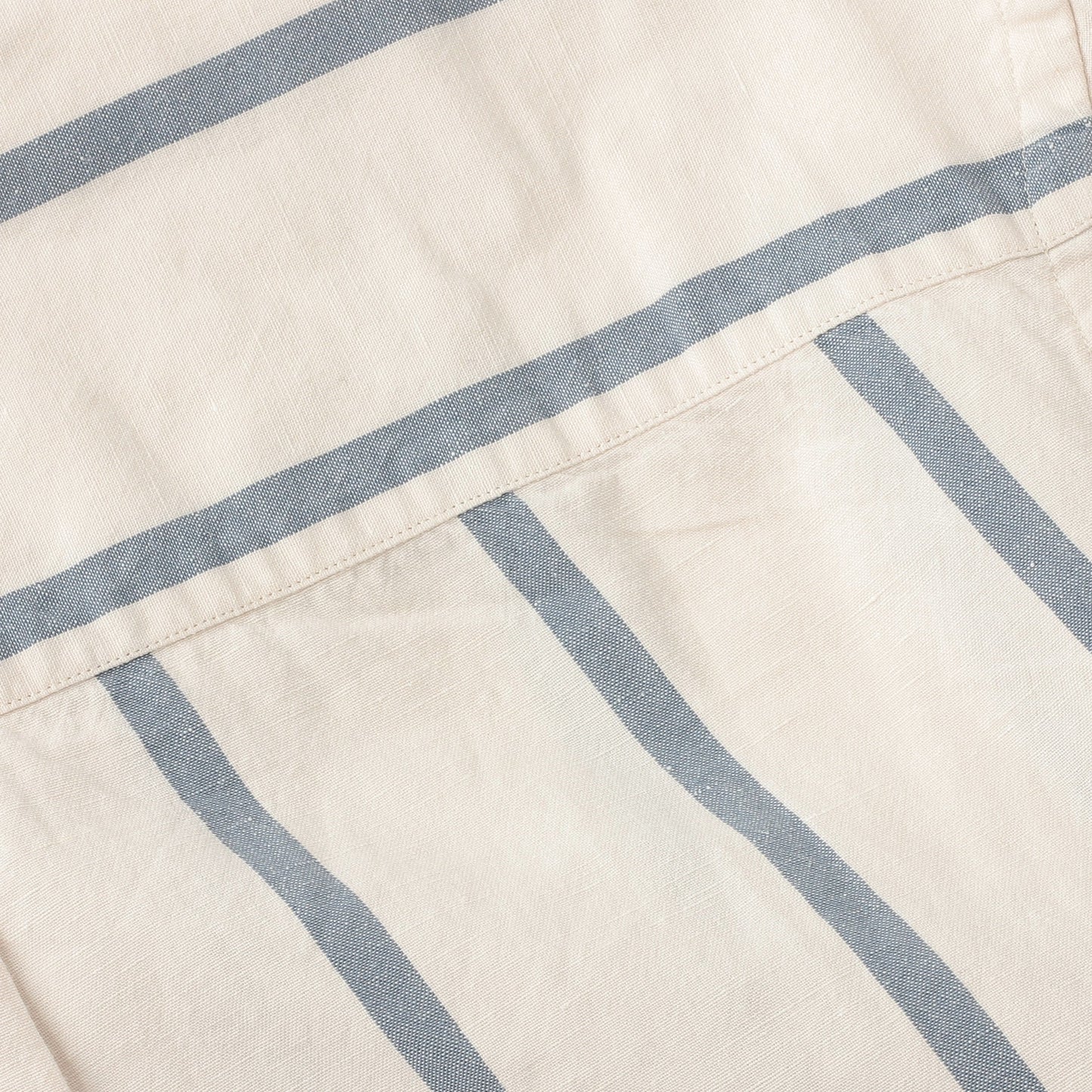 BOLD STRIPE COTTON LINEN SHIRT